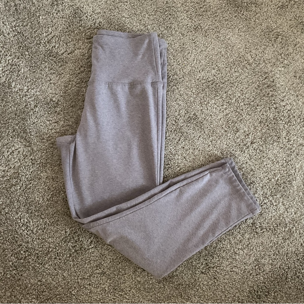 Zobha Leggings Soft Heather Purplish Gray Women Medium Performance Comfort
